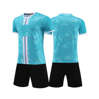 Soccer Uniform Set for Adults and Kids with Shirt and Shorts
