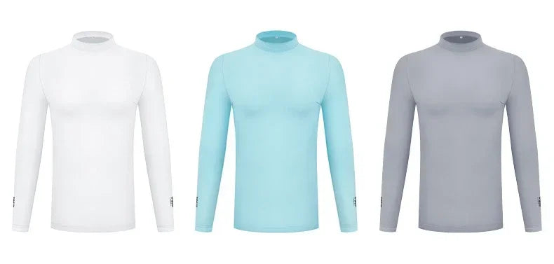 PGM Mens Sun Protection Golf Shirt Underwear Long Sleeve Golf Shirt Cooling Ice Silk T-shirts Anti-UV Soft Golf Apparel For Men - Buy online at  Vibe In Cart.