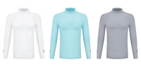 PGM Mens Sun Protection Golf Shirt Underwear Long Sleeve Golf Shirt Cooling Ice Silk T-shirts Anti-UV Soft Golf Apparel For Men - Buy online at  Vibe In Cart.