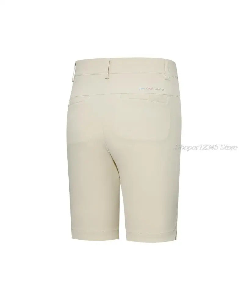 Pgm Women Summer Golf Shorts Elastic Casual Half Trousers Ladies Sports High Waist Shorts Slim Golf Clothing Tennis Wear