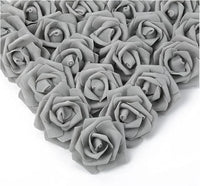 Artificial Foam Rose Flower Heads Set, 10 to 50 Pieces