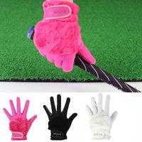 1Pair Fashion Women Winter Warm Gloves Faux Fur Suede Golf Gloves Thick Plus Velvet Anti-slip Female Driving Skiing Gloves - Buy online at  Vibe In Cart.