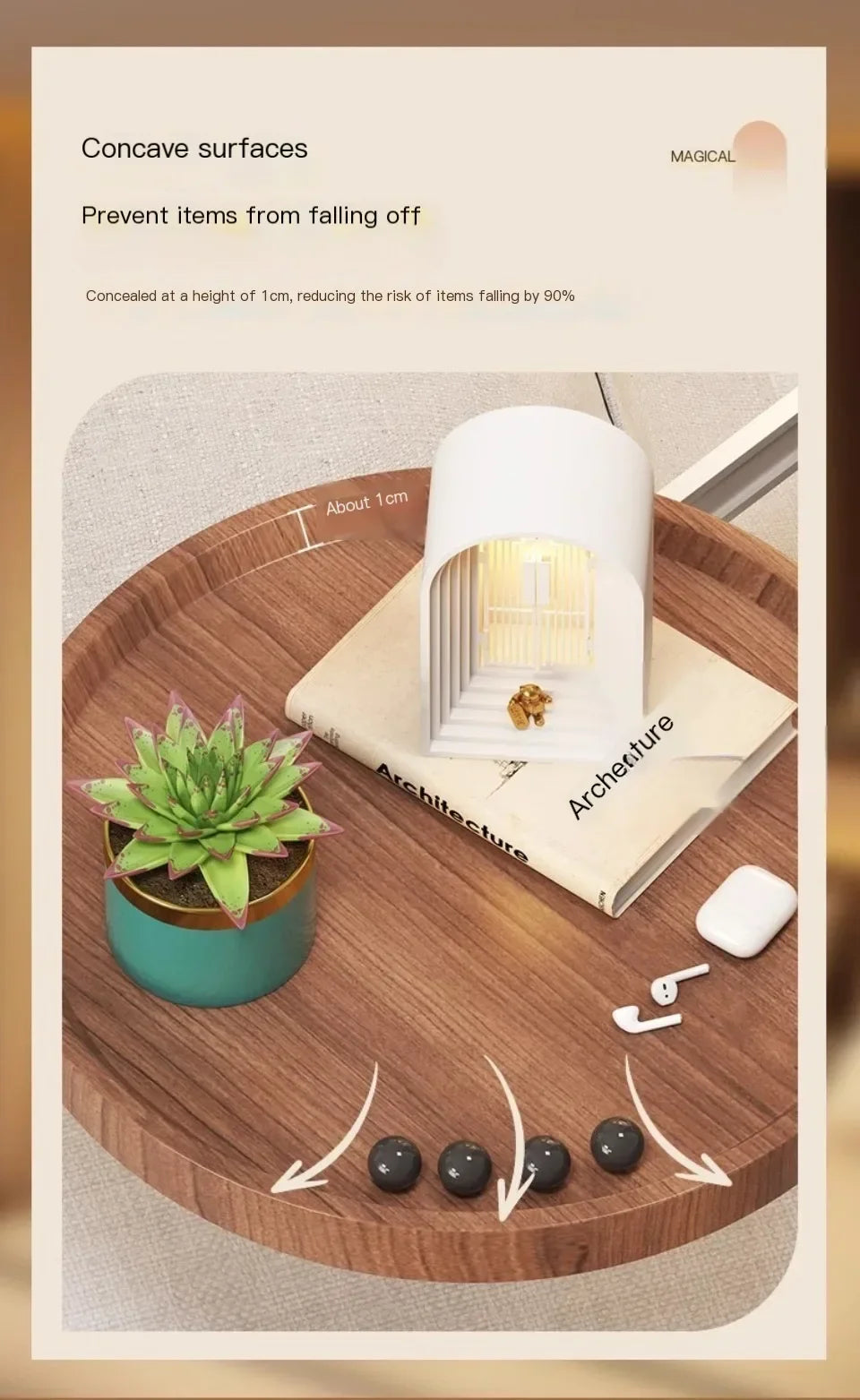 Foldable Wall Mounted Table Bedside Storage Cabinets Multi-Purpose Floating Shelves for Bedroom Living Room Compact Tea Tables - Buy online at  Vibe In Cart.