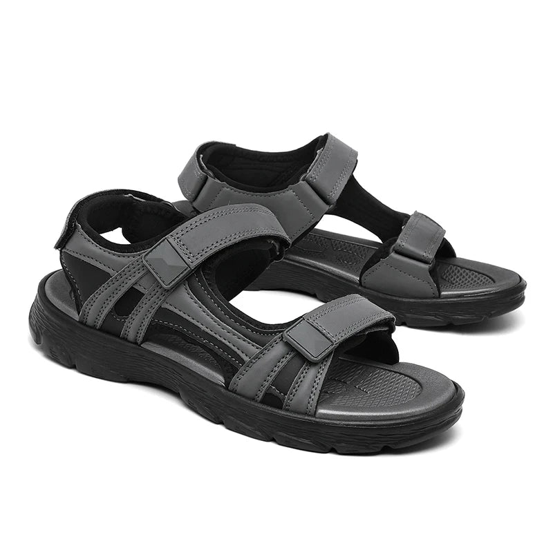 Men's Waterproof Sports Sandals for Hiking and Beach Open Toe Adjustable