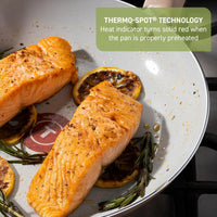 20-Piece Ceramic Nonstick Cookware Set, Oven Safe to 350°F, Includes Pots, Pans, Griddle & Utensils in Mint Green - Buy online at  Vibe In Cart.