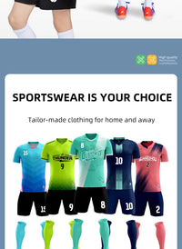 Football Jerseys Soccer Uniforms Adult and Kids Futsal Sportswear Kits Training Tracksuits Athlete Training Clothing customized - Buy online at  Vibe In Cart.
