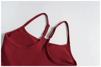 Tennis Dress with Shorts Underneath Women Golf Wear Above Knee Length White Sport Dresses with Shorts Outfit Fitness Workout