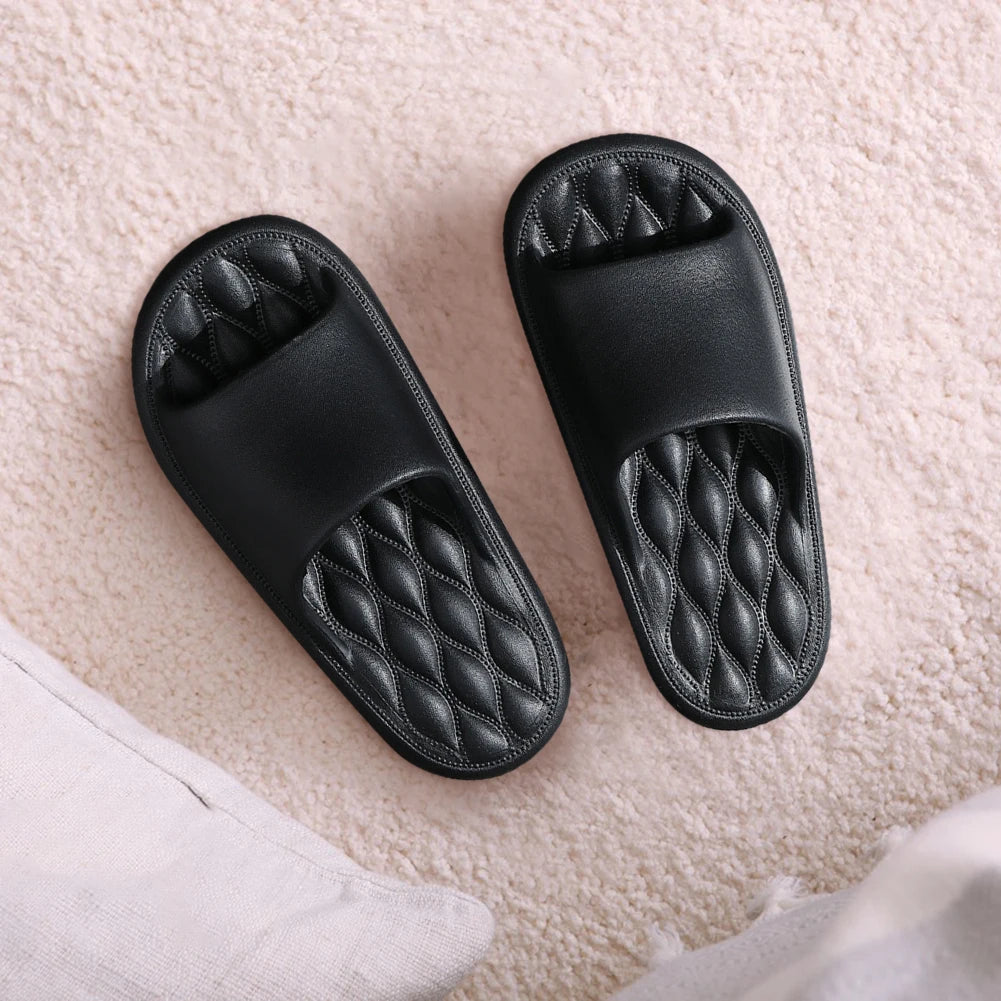 Summer Flip Flops Solid Color Thick Platform Slippers Non Slip Summer Cloud Slides EVA Indoor Home Sandals for Men Women - Buy online at  Vibe In Cart.