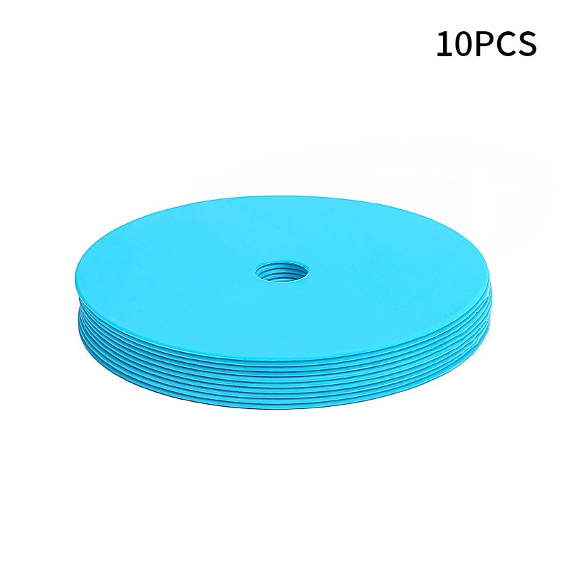 10 pieces of high quality football basketball training auxiliary sports training equipment accessories with holes landmark pad - Buy online at  Vibe In Cart.