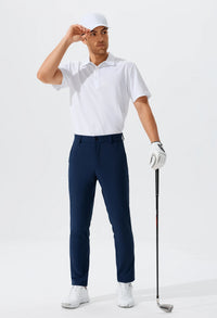 Men's Casual Golf Pants, Stretch Slim Straight Lightweight Quality Business Pants Golf Sports Trousers 30-34 Inseam Length - Buy online at  Vibe In Cart.