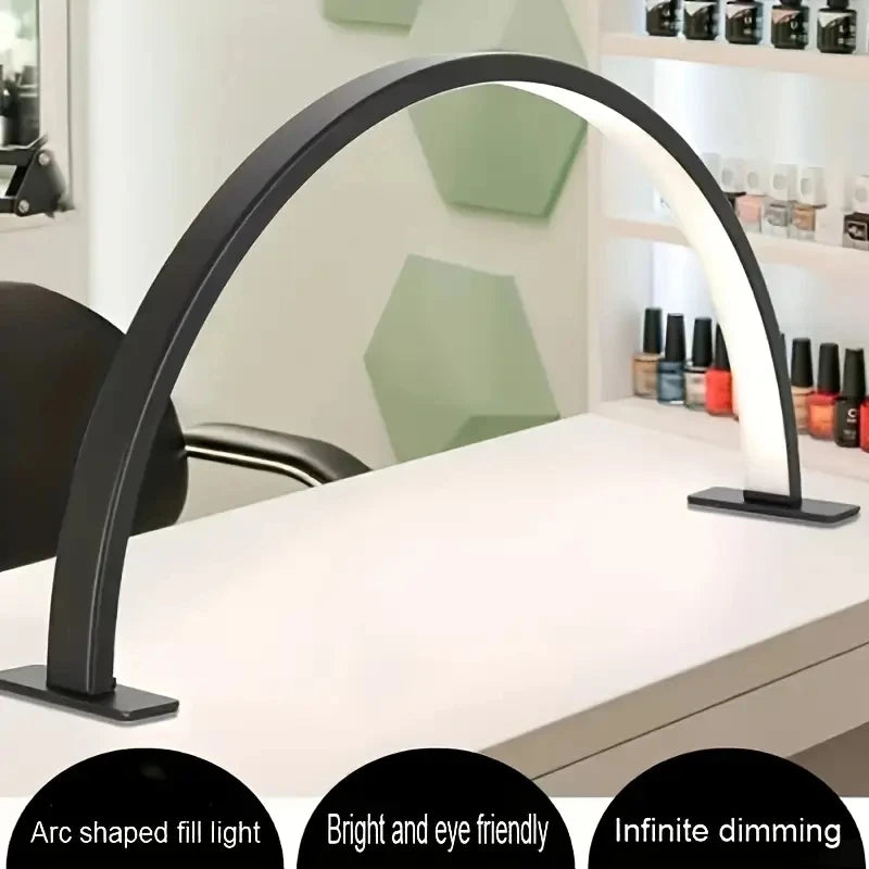 New Moon Nail Work Lamp - Beauty Work Desk Lamp, Three-color USB Power Supply - Black/White/Pink, Suitable for Nail Art, Eyelash - Buy online at  Vibe In Cart.