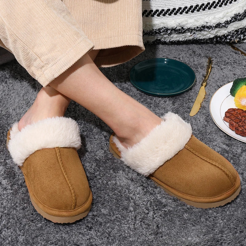 Smile Pop Winter Men Plush Slippers Fuzzy Soft Fluffy Men Slippers Fashion Men Slippers Indoor Warm Furry Fur House Flat Shoes - Buy online at  Vibe In Cart.