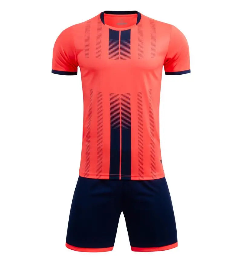 Unisex Polyester Spandex Soccer Jersey And Shorts Set