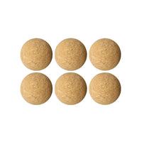 1/6Pcs 36mm Table Football Cork Solid Wood Foosball Table Soccer Ball Fussball Football Machine Replacement Accessories - Buy online at  Vibe In Cart.