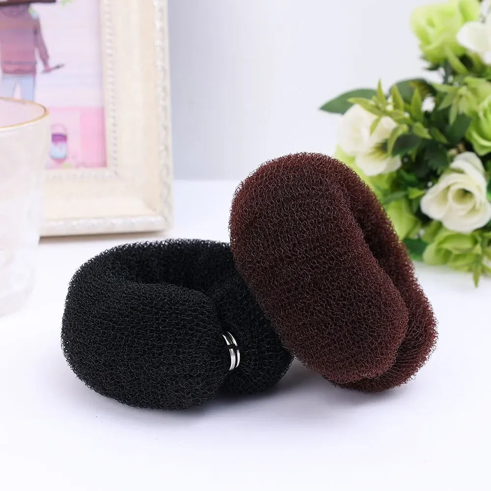 Magic Roll Foam Sponge Easy Big Ring Women Fashion Hair Bun Maker Donut Hair Styling Tools Hairstyle Hair Accessories for Girls - Buy online at  Vibe In Cart.