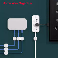 Plastic Magnetic Adhesive Cable Organizer with 7.5mm Slot