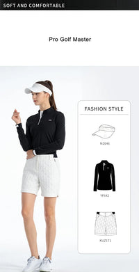 PGM Women Golf Short New Lady Clothing Autumn and Winter Warm Thicken Shorts High Waist Sports Trousers Windproof Girl Wear