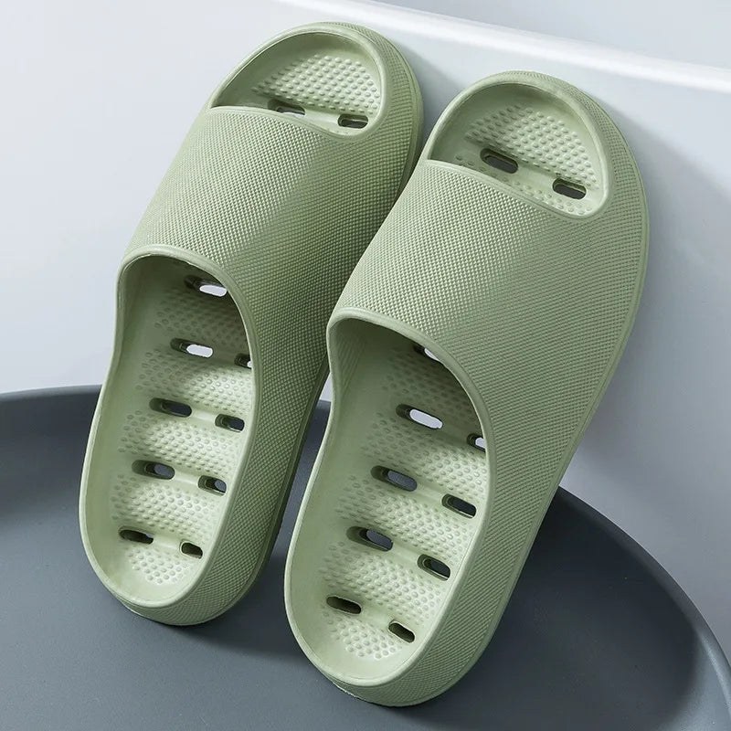 Men's Anti-Slip EVA Indoor Slippers Quick-Drying Flat Heel