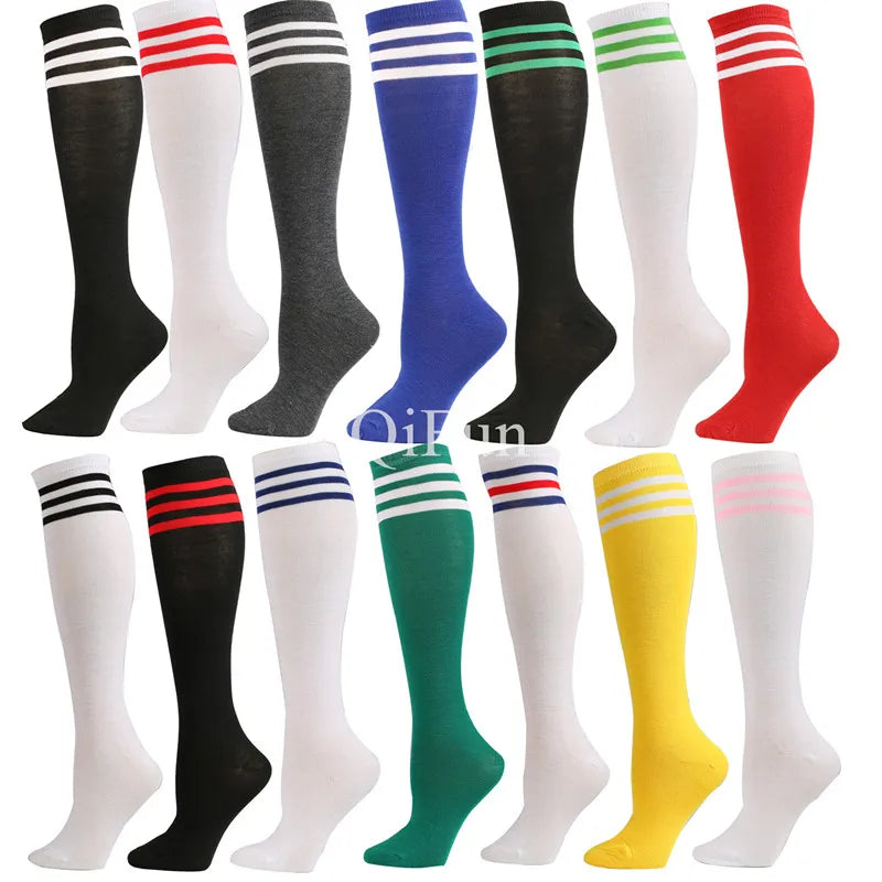 Compression Socks Football Socks Non-slip Long Tube Knee High Stockings Sock Striped Soccer Socks Running Sports Socks YS001-238 - Buy online at  Vibe In Cart.