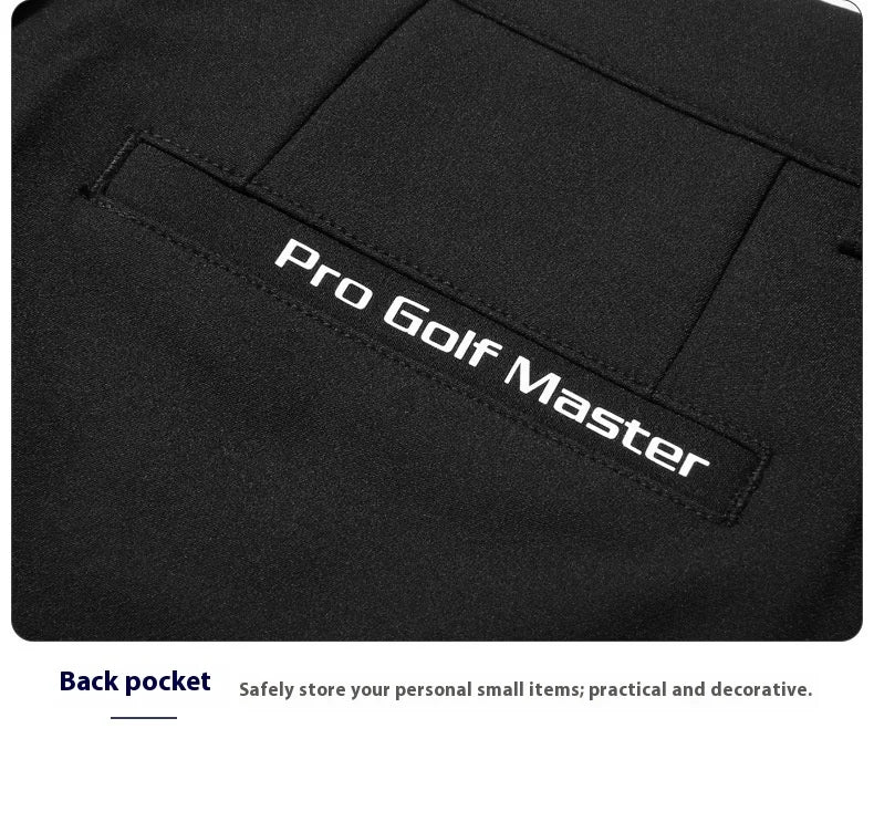 Women's Full Length Elastane Golf Pants with Zipper Fly