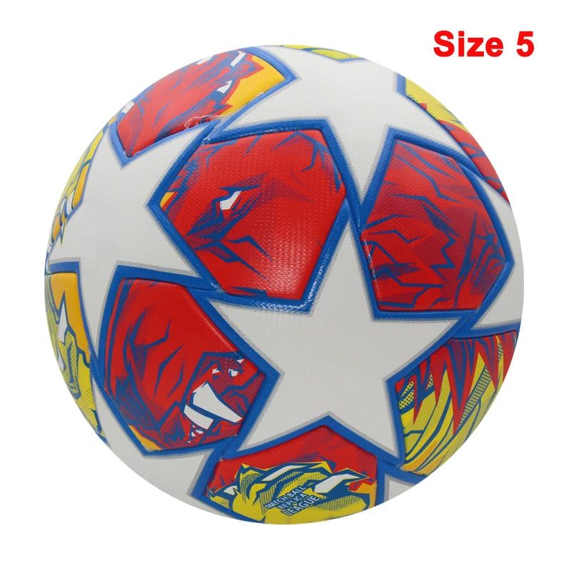 Soccer Balls, Size 5 and Size 4, PU Material, Seamless Design