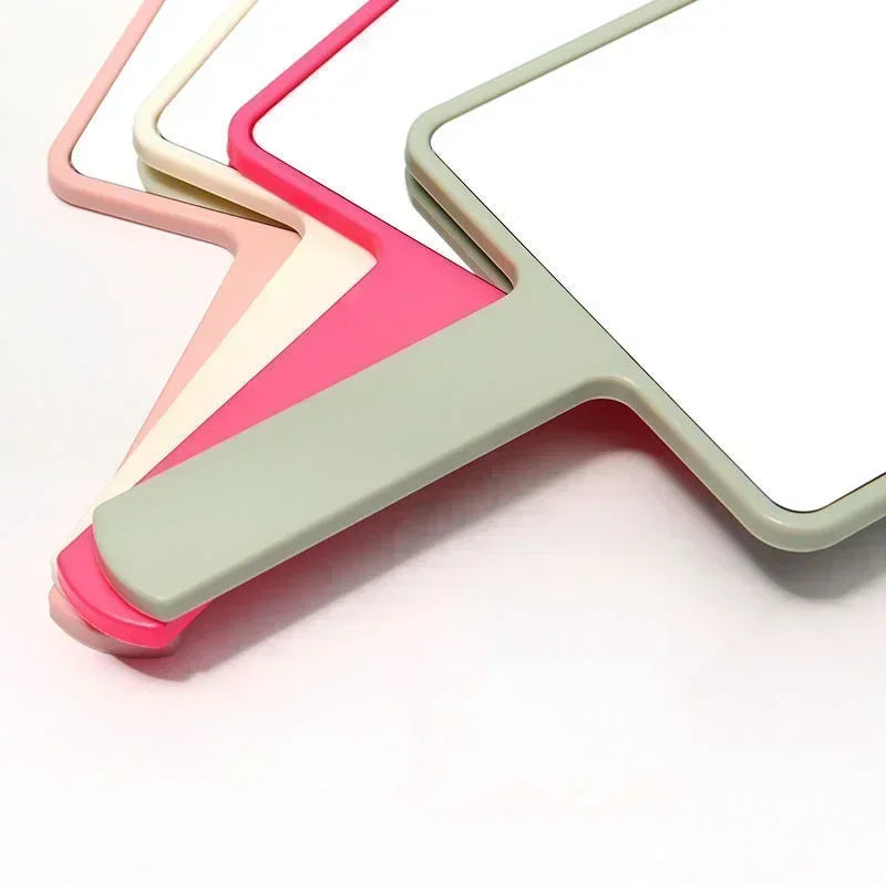Eyelash Extension Handheld Makeup Mirror Square Makeup Vanity Mirror with Handle Hand Mirror SPA Salon Compact Mirrors - Buy online at  Vibe In Cart.