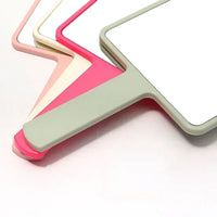 Eyelash Extension Handheld Makeup Mirror Square Makeup Vanity Mirror with Handle Hand Mirror SPA Salon Compact Mirrors - Buy online at  Vibe In Cart.