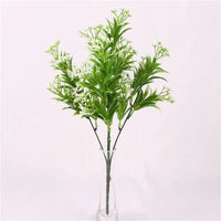 Artificial Plastic Fern Grass Plants for Home and Wedding Decor, Green