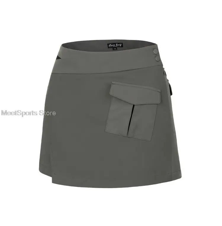 Love Golf Skirt Ladies Quick-Drying Slim Shorts Korea High Waist Golf Women's Skirts Irregular Leisure Skort Female Sports Wear