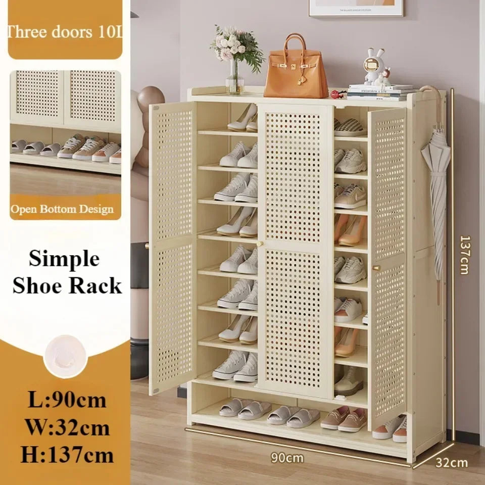 Home Shoe Cabinet Large Capacity Shoe Rack Breathable Storage Cabinet Moisture-proof Shoe Cabinet Simple Dust-proof Shoe Cabinet - Buy online at  Vibe In Cart.