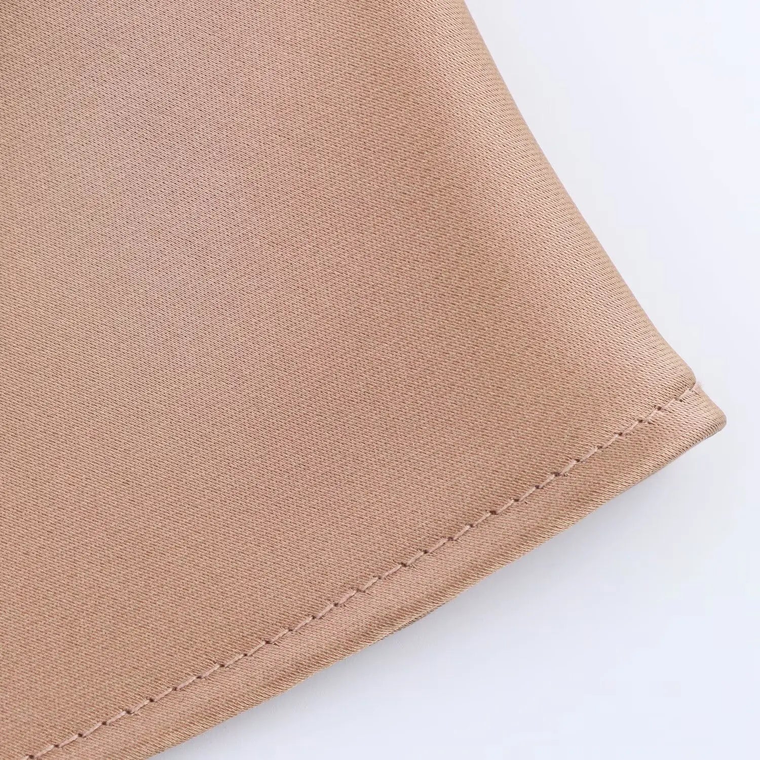 Women's Short Sleeveless Backless Tops with Buttons, Polyester