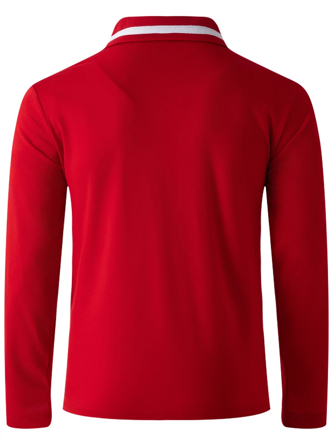 Spring and fall best-selling fashion golf men's lapel pocket comfortable casual sports solid color long sleeve breathable top - Buy online at  Vibe In Cart.