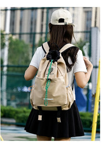 Lightweight Nylon Drawstring Racket Bag for Tennis and Badminton