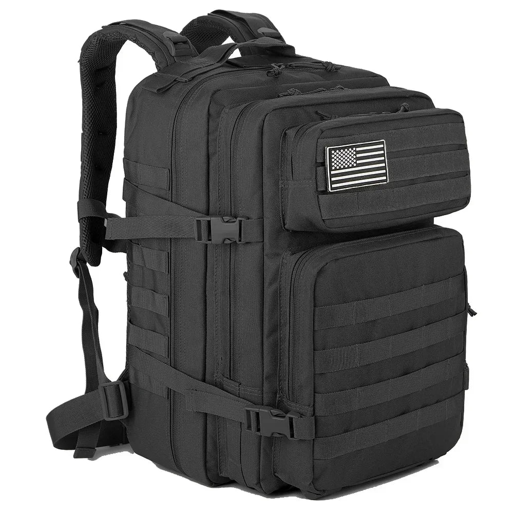 Outdoor Tactical Backpack for Men 45L Polyester with Molle