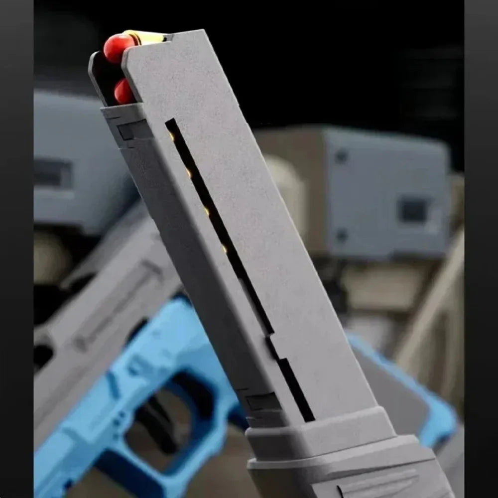 2011/M92 Tactical Shell Ejceting Toy Gun Continuous Firing EVA Soft Bullet Outdoor CS Shooting Pistol Children's Birthday Gift - Buy online at  Vibe In Cart.