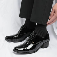 Trendy Men's Casual Black Brown Lace Up Oxford Cuban Shoes Gentleman Business Flats Dress Homecoming Footwear Zapatos Hombre - Buy online at  Vibe In Cart.