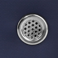 Zippered Waterproof Nylon Golf Shoe Bag Large Capacity 32x22x11cm