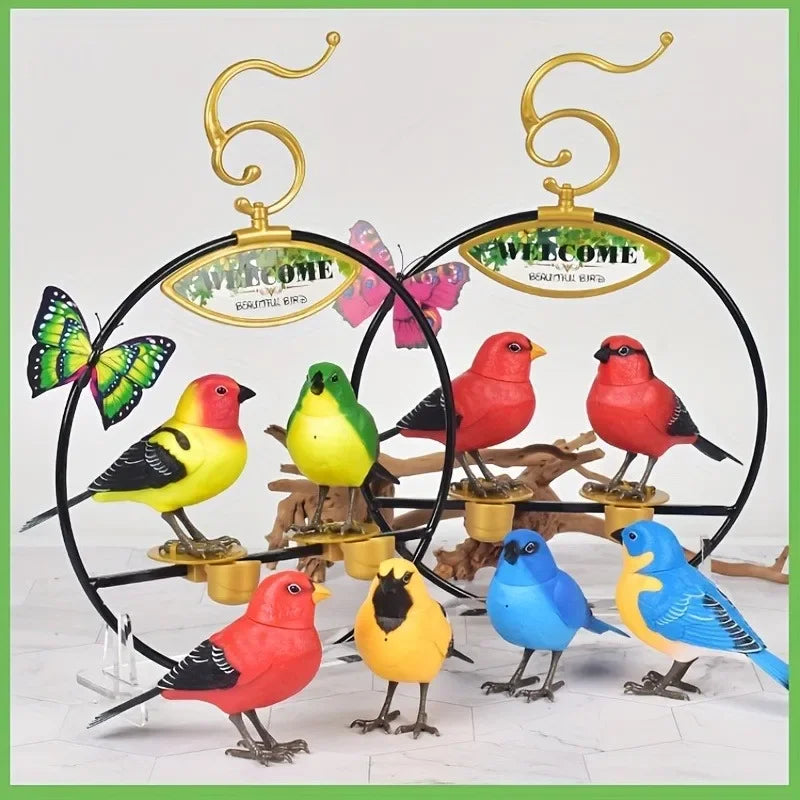 Simulated Electronic Singing Bird Toy with Motion and Sound Control