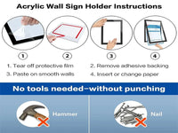 Magnetic Picture Frames Wall Kpop Photocard Holder Display Decor for Wall Window Office Advertise 5Pack A3/A4/A6/Square30x30cm - Buy online at  Vibe In Cart.