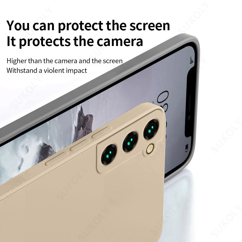 Silicone Shockproof Anti-Scratch Dustproof Phone Case