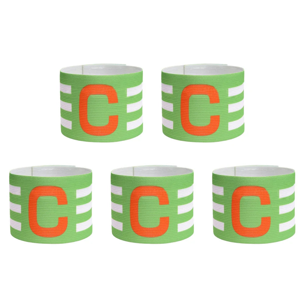 Soccer Captain Armband Adjustable for Kids and Adults 1-5 Pieces