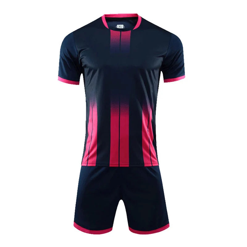 Unisex Polyester Spandex Soccer Jersey And Shorts Set