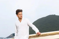 Mens Summer Breathable solid color Casual Pants Loose Straight Leg Cropped Linen Trousers - Buy online at  Vibe In Cart.