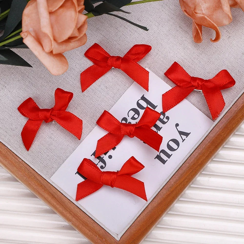 5-24Pcs Y2k Girls Bows Mini Hair Clips Metal Hairpin Headwear Barrette Handmade Ribbon Bow Bangs Clip Fashion Hair Accessories - Buy online at  Vibe In Cart.