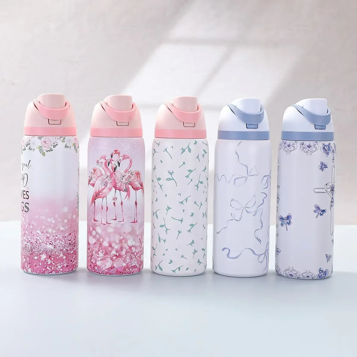 500ml Portable Thermal Flask Cartoon Stainless Steel Water Bottle for Kids Sports Leak Proof Insulated Cup for School Travel - Buy online at  Vibe In Cart.