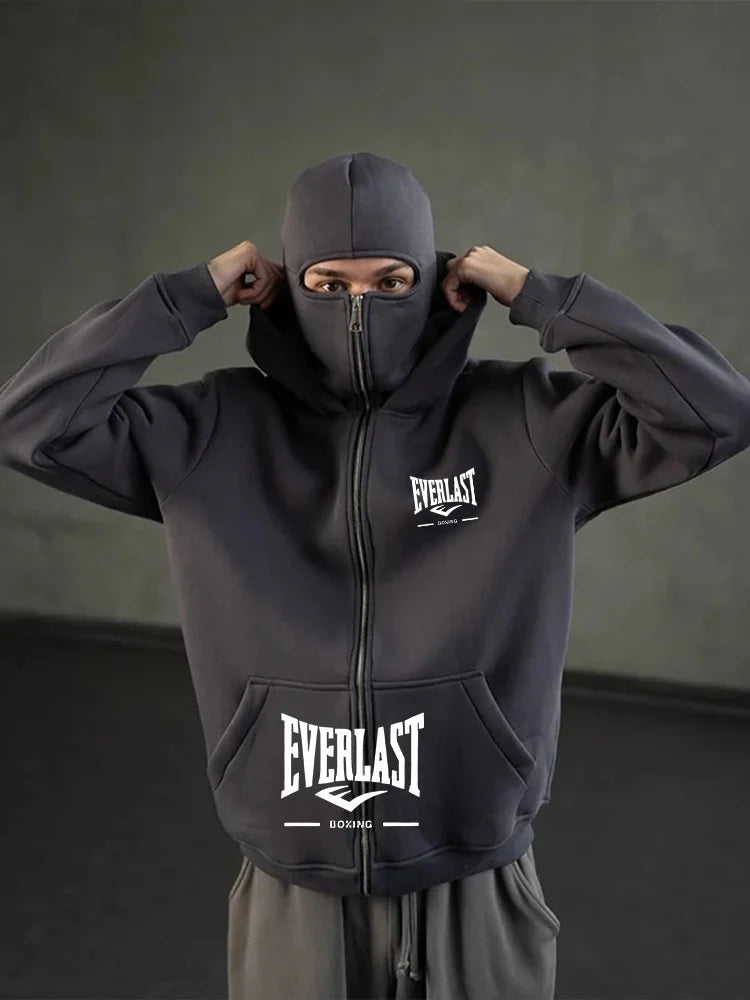 New Double Hooded fleece Women's Balaclava Hoodie Zipper Warmth Autumn/Winter Men's Clothing Masks Men's/Women's Same Style - Buy online at  Vibe In Cart.