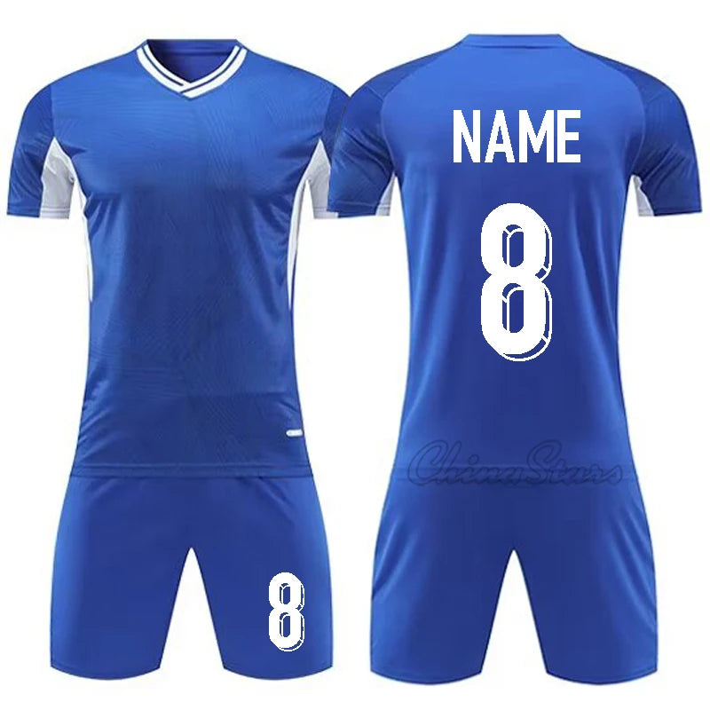 Custom Men Soccer Uniforms For Team Short Sleeve Kits Kids Boys Football Jerseys Sets Quick Dry Sports Shirts Suit Tracksuits - Buy online at  Vibe In Cart.