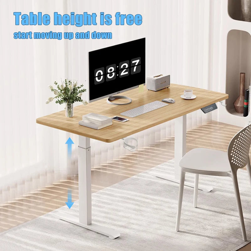 Height Adjustable Desk Motion Electric Sit Stand Up Down Computer Table Modern Lift Motorized Gaming Desktop Home Office Desks - Buy online at  Vibe In Cart.
