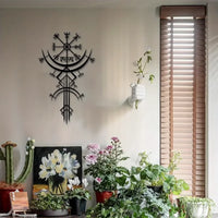 Unique Viking Rune Metal Wall Hanging Ideal For Home Decor Gift Bringing Mythological Inspiration To Your Personal Space - Buy online at  Vibe In Cart.