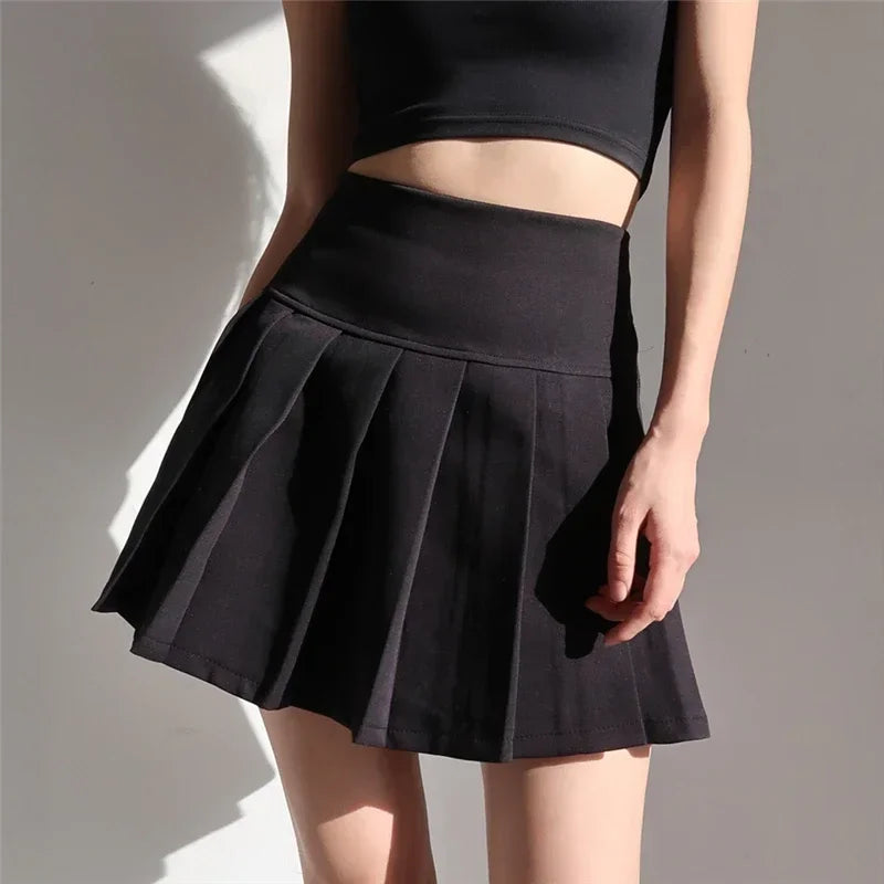 American School Y2k Style Summer Short Pleated Skirt For Women 2024 High Waist Sexy Hotsweet Mini Skirts Female - Buy online at  Vibe In Cart.